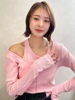 トゥルーズ 梅田店(TLUUS)&nbsp;TLUUS似合わせカットダークアッシュミディアムレイヤーカット