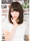 【Grous Hair】暗髪☆甘辛ミックスワンカールボブ