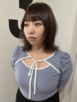 ヨーク(YOKE) 【 YOKE 】フェイスレイヤーラベンダーグレー顔まわり前髪