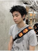 ツイストパーマメンズパーマメンズショートスパイキーショート