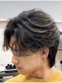 メッシュハイライトセンターパート