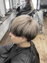 アンダーバーホワイト 広島 並木店(_WHITE)&nbsp;アンブレラカラー×メンズハイトーン×メンズ