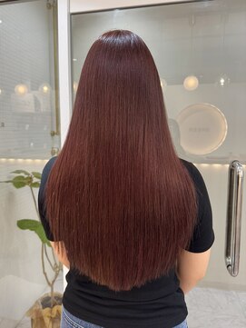 シア 新越谷店(SHEER) レッドブラウンカラー