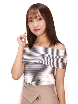 シンプリィ (Hair Make SIMPLY) フェミニンシースルー前髪×艶ストレート