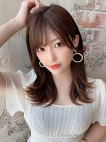 ラルユー 金山(LallYou)&nbsp;暗髪でも出せるこなれ感フェイスレイヤー×ナチュラルミディアム