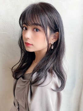 暗髪/レイヤーカット