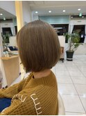 ミルクティーベージュWカラーブリーチあり