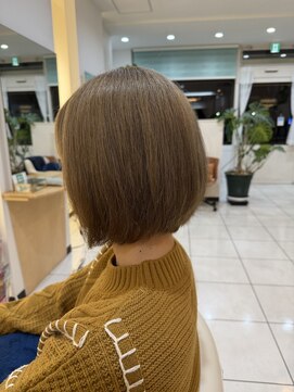 エル(ELLE) ミルクティーベージュWカラーブリーチあり