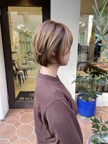 スープ 柏(Soup'e)&nbsp;30代/40代/50代　ハイライトレイヤーボブ