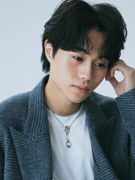 カット/ニュアンスパーマ/池袋メンズカット