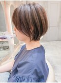□大人ガーリー/似合わせカット/ショートボブ30代40代50代錦糸町