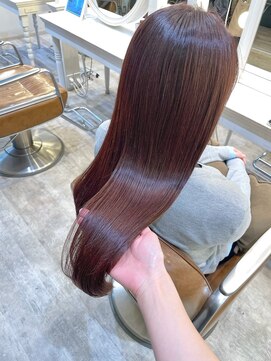 フーバイケンジ(fuu + KENJE) 【misa】髪質改善カラー/ピンクラベンダー/ツヤ髪ロング