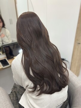 シア 春日部店(SHEER) ブリーチなしWカラー ショコラブラウン【春日部 幸手】