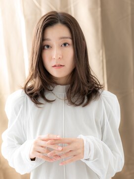 カバーヘア ブリス 大宮西口(COVER HAIR bliss) スモーキーカラー/アッシュブラウン/前髪なし/レイヤーカットe