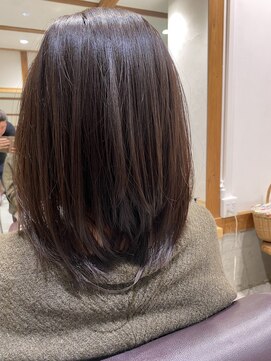 サトシオダクラ(SATOSHI ODAKURA) 結べる透け感グレージュレイヤー