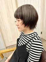 ルーナヘアー(LUNA hair)&nbsp;ハッシュショート　アンブレラカラー
