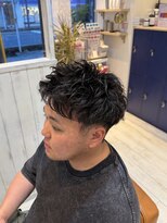 アンソル オブ リシェール(N'SOL of RICHAIR)&nbsp;スパイキーパーマ/メンズパーマ/南越谷