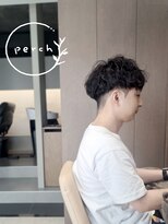 パーチ(perch) 刈り上げマッシュ×スパイラルパーマ
