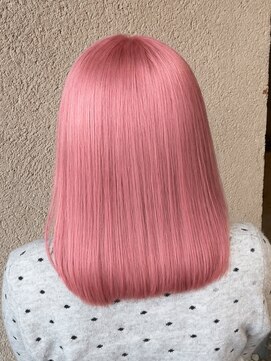サラジュ 仁川店(SARAJU) 【Wカラー特化】森山担当 ブリーチあり×ピーチピンク