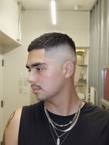 メリケンバーバーショップ トーキョー(MERICAN BARBERSHOP TYO)&nbsp;メンズカットクロップスタイルスキンフェード