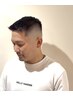 【男らしさ際立つ】ハイフェードカット
