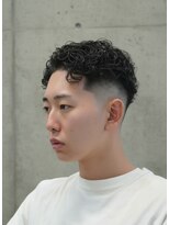 ヴェルゴ 沖浜店(vellgo)&nbsp;ラウンドマッシュツイストスパイラルパーマミッドフェード