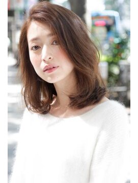 ミンクス 青山店(MINX) 30代大人女子ヘア ツヤ感ナチュラルロブ