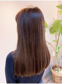 さらさらワンレングス