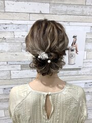 　ヘアアレンジ　★ボブベースアップスタイル