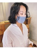 クセ毛/髪質改善/オージュア/くせ毛風パーマ/ボブ/白髪ぼかし/