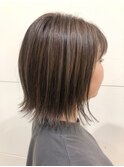 ハイライトたっぷり外ハネボブ☆