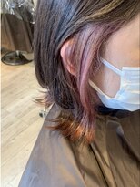 クシュ 所沢東口店(kusyu...) ペールベージュセクションカラーグラデーションカラー外ハネボブ