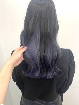 トリプルエフ(TRIPLE-ef) インナーカラー×ラベンダーアッシュ