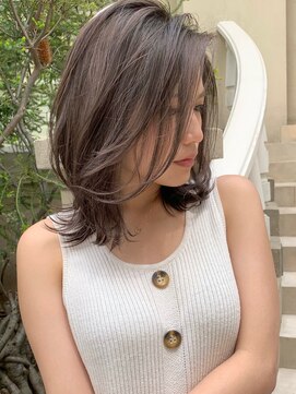 トルネード(TORNADO) レイヤーロブチョコレートグレージュ　n8.8