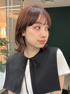 ビュートリアム265(BEAUTRIUM 265) 外ハネボブ/切りっぱなしボブ/結べるボブ/顔周りカット/銀座