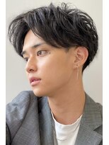 オーガル 栄店(ORGAR)&nbsp;自然に流れるグラデーションニュアンスパーマセンターパート