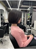 mini bob×dark graige/パーソナルカラー/骨格診断