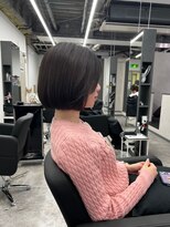 コンマ(,) mini bob×dark graige/パーソナルカラー/骨格診断