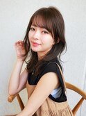 20代30代40代×韓国ブリーチなし寒色ベージュ耳かけくびレイヤー