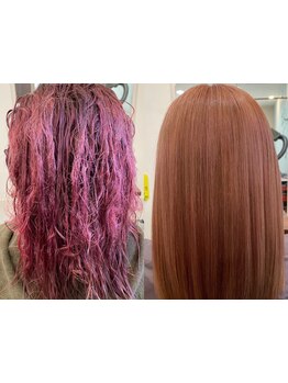 とにかく美髪にしたい方必見!髪質/ダメージetc..1人1人に合った最適なケアで艶感溢れる"うるツヤ美髪"に。