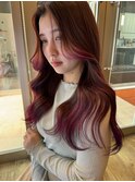 韓国レイヤー/レッドブラウン