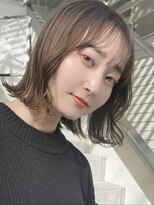 サンド クリア 横浜本店(sand clear)&nbsp;ボブディオリーブベージュ髪質改善縮毛矯正フェイスレイヤー