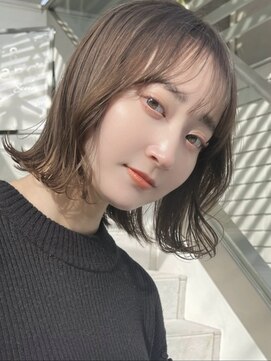 サンド クリア 横浜本店(sand clear) ボブディオリーブベージュ髪質改善縮毛矯正フェイスレイヤー