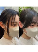 大人可愛い20代30代40代小顔後れ毛顔周りくびれレイヤーカット