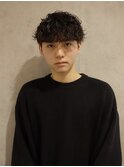 メンズ波巻きパーマ