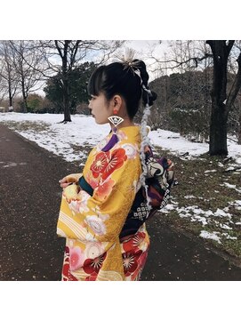 キーゴ 博多(KY-GO.) 成人式ヘアセット/ねじねじアレンジ