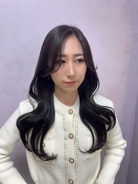 リンクミリ(Link mili) 【韓国美人】流れる顔まわり×レイヤーカット/くびれヘア