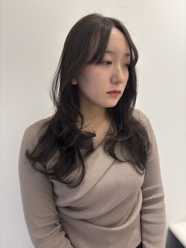 スノッブサンク(Snob ciNQ) レイヤーカット/グレージュカラー/顔まわりカット