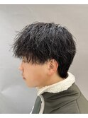 メンズパーマツイストスパイラルシャドウパーマ