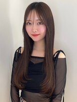 髪質改善トリートメント ストレート レイヤーカット 美髪 透明感